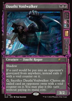 Dauthi Voidwalker Secret Lair Drop - Duskmourn Frame